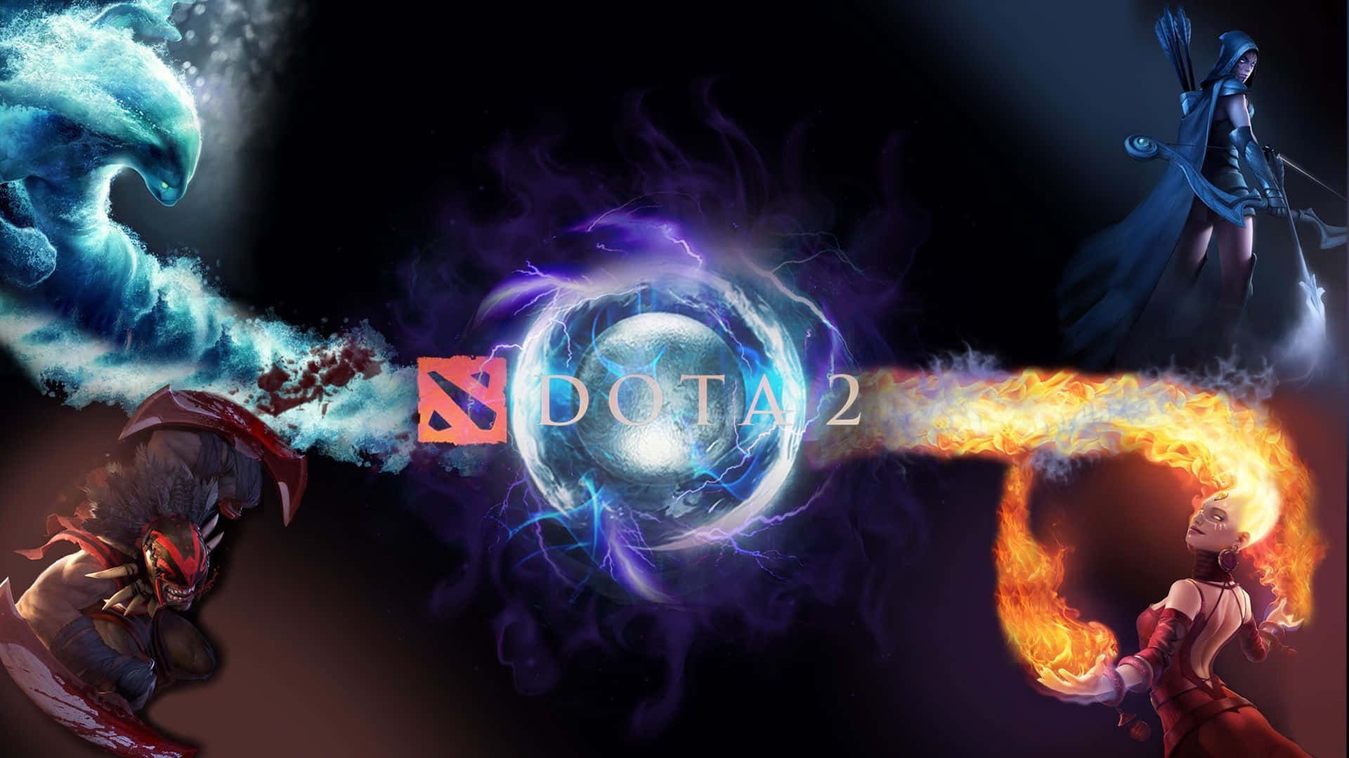 Intensoscontro Tra Gli Iconici Eroi Di Dota