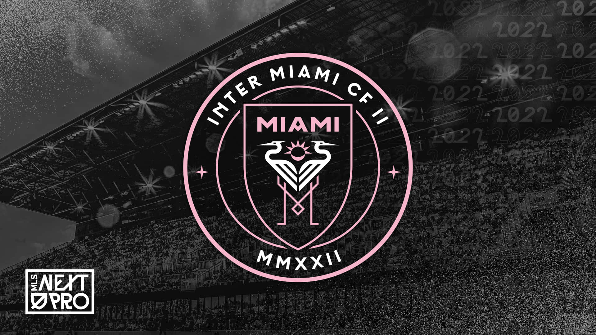 Inter Miami FC 2022 Logo Graphic Design Wallpaper