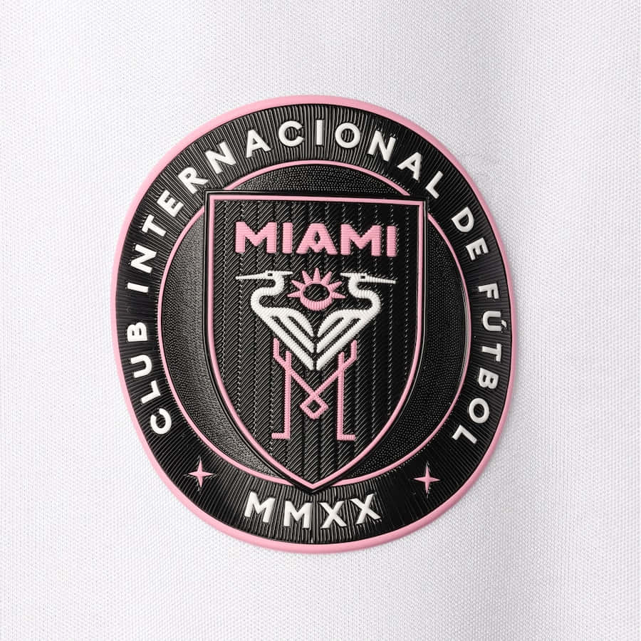 Inter Miami FC Officiel Patche Logo Tapet Wallpaper