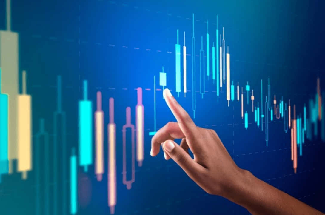 Interactive Financial Chart Analysis Wallpaper