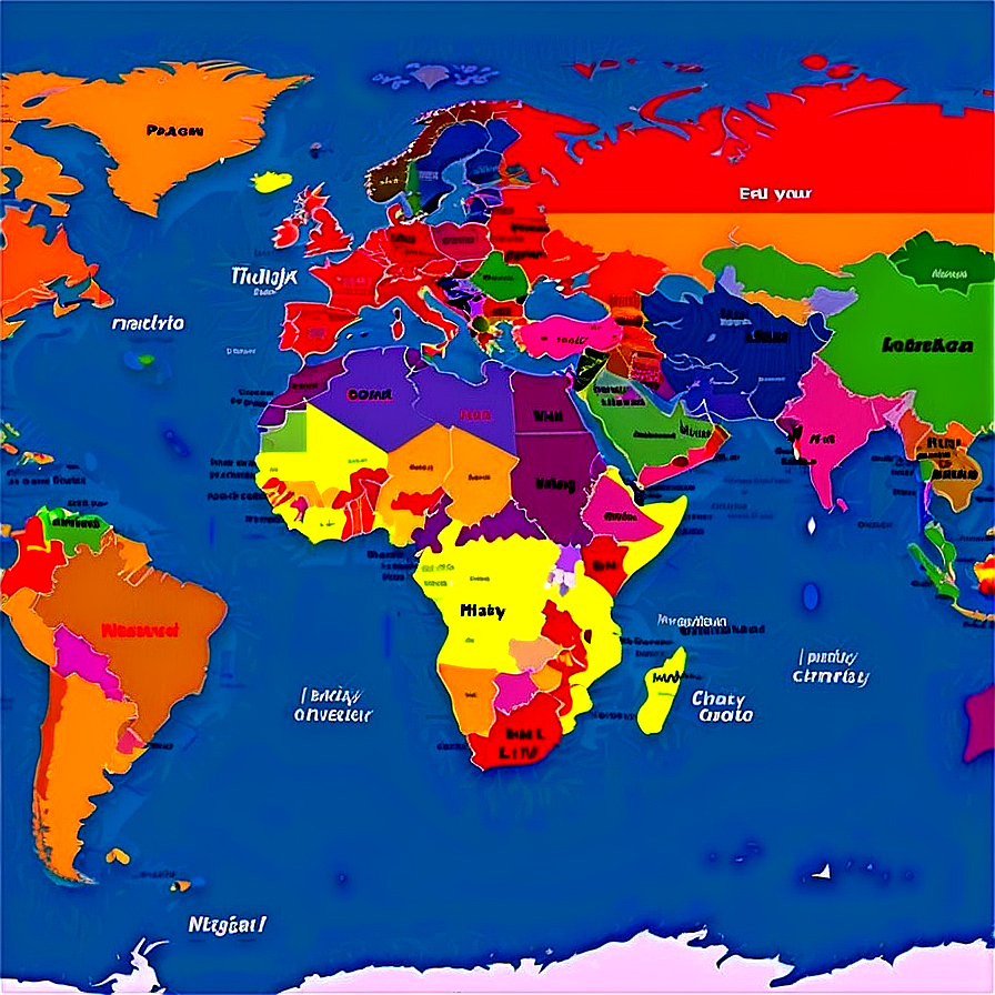 Interactive World Map For Kids Png 17 PNG