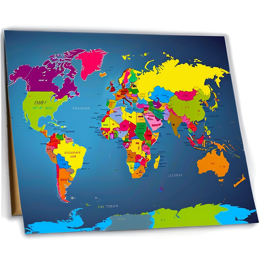 Interactive World Map For Kids Png 61 PNG