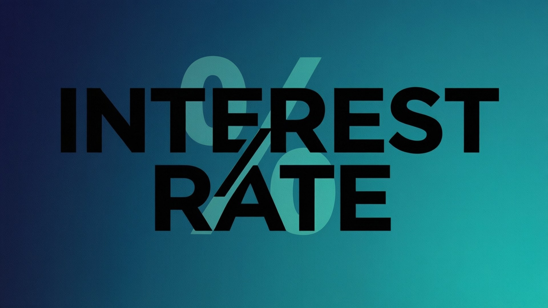 Rentepercentage Typografie Achtergronden