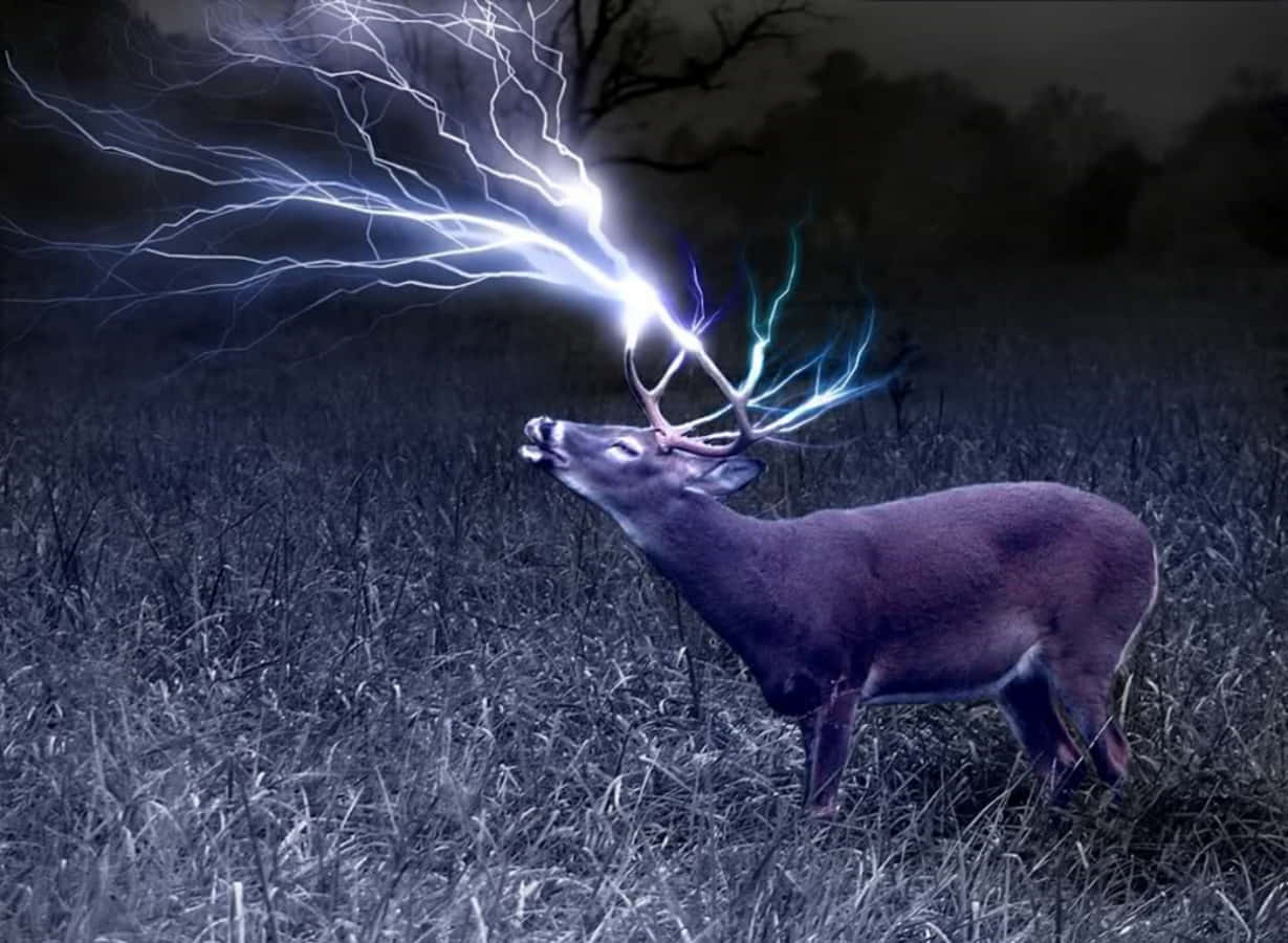 Reindeer Lightening Strike Interesting Pictures