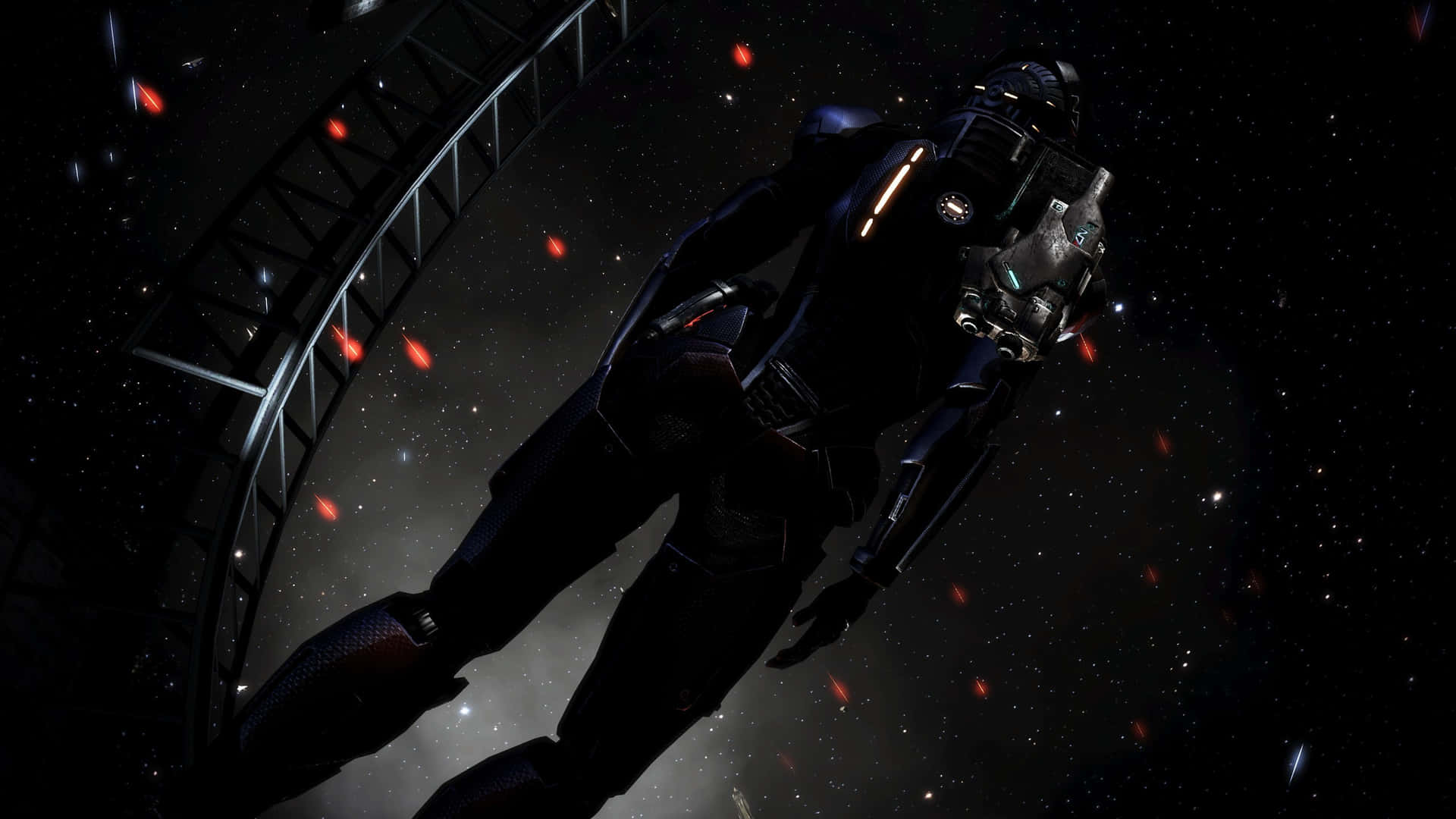 Intergalactic Exploration In Mass Effect Universe Wallpaper