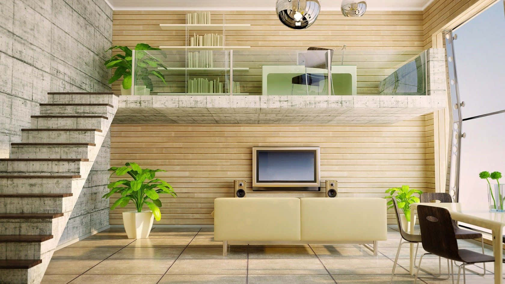 Moderneluxus-wohnzimmer - Klar, Weiß Und Luftig
