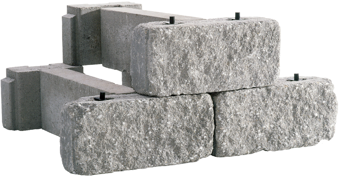 Interlocking Concrete Blocks PNG