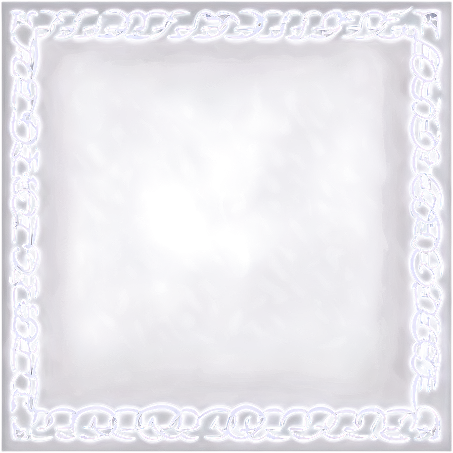 Interlocking Line Border Png Qvm2 PNG