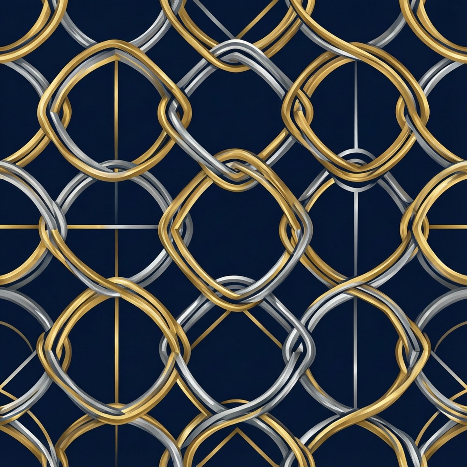 Cincin yang saling bertautan Wallpaper