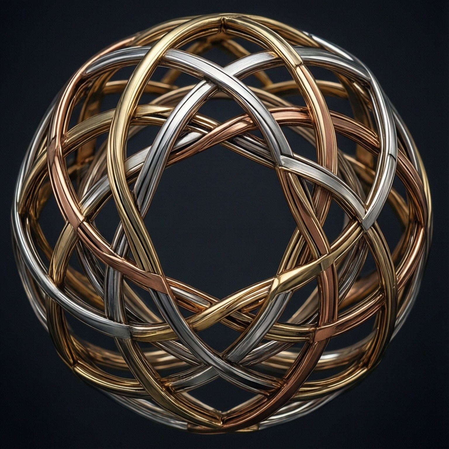 Sammenflettede Ringe Mønster Wallpapers