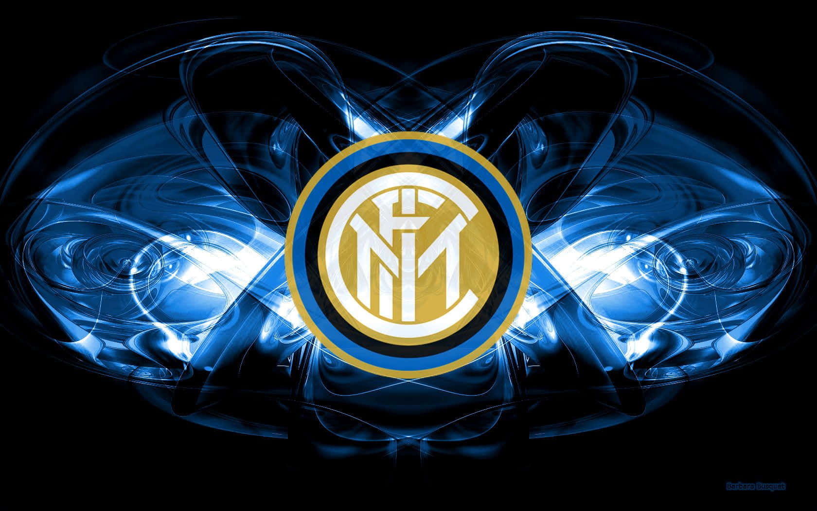 Intermediate Inter Milan Futuristicdesign Wallpaper