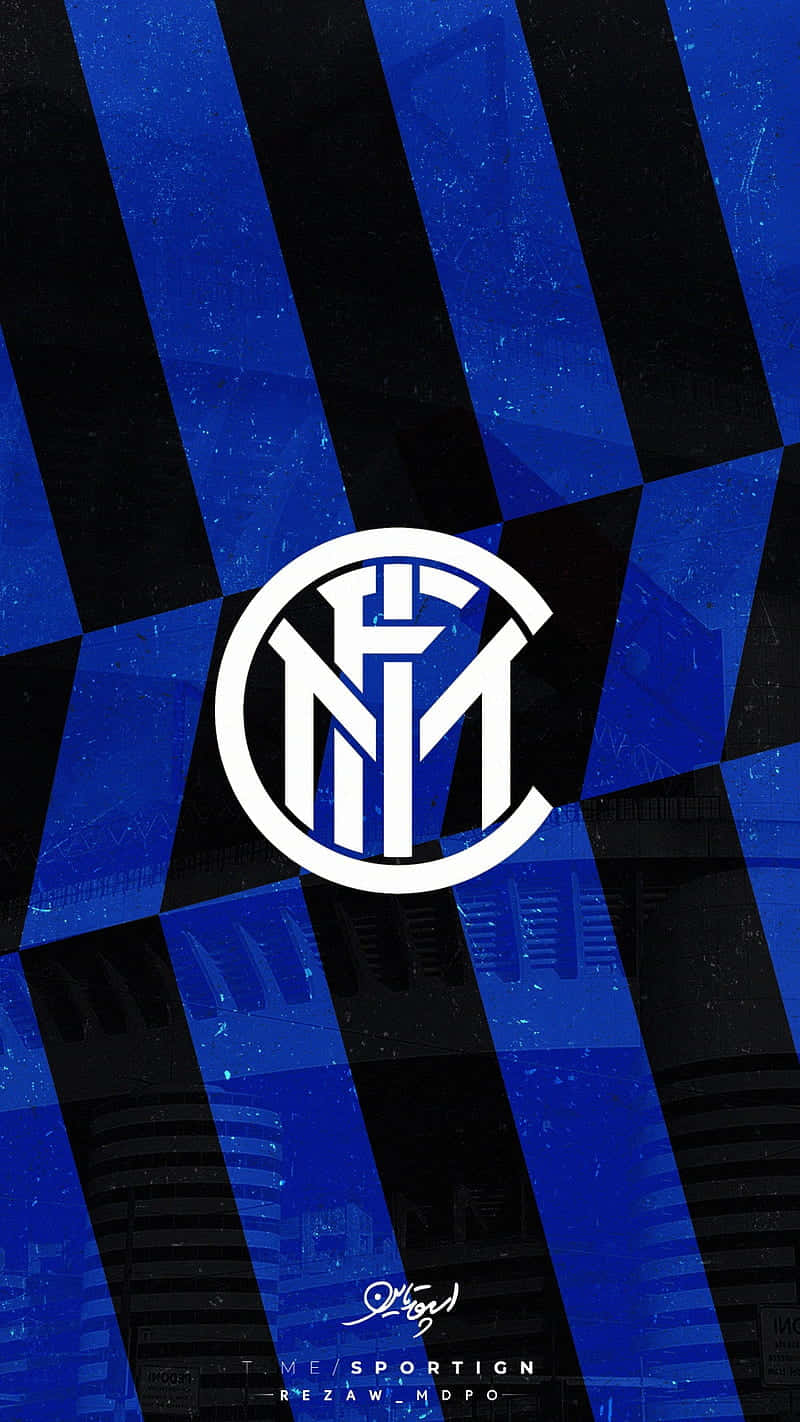 Intermediate White Inter Milan Logo Wallpaper