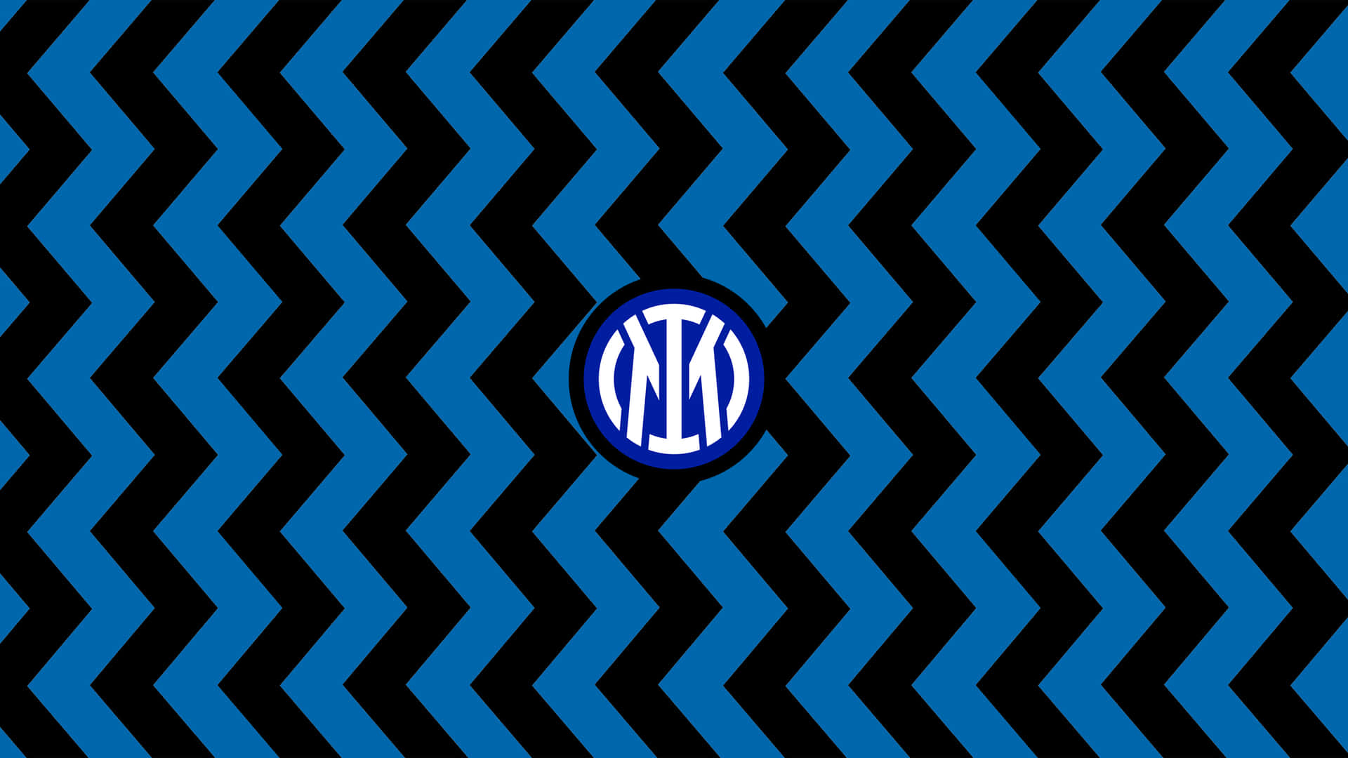 Intermediate Zizag Inter Milan Logo Wallpaper