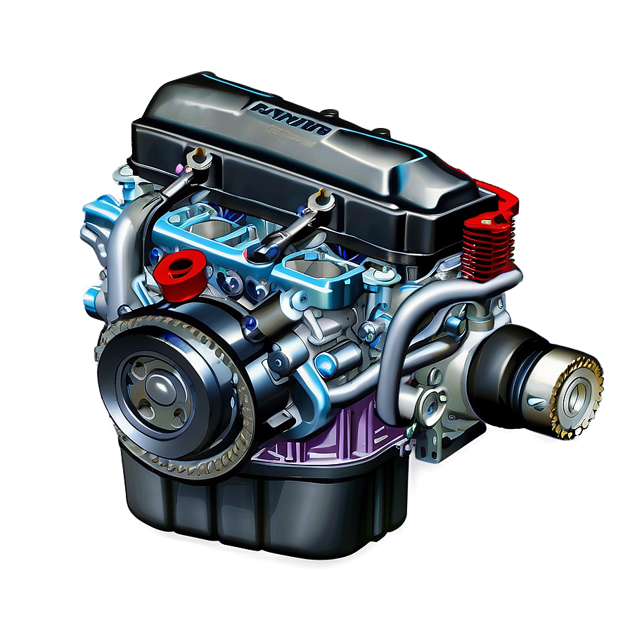 Internal Combustion Car Engine Png 21 PNG