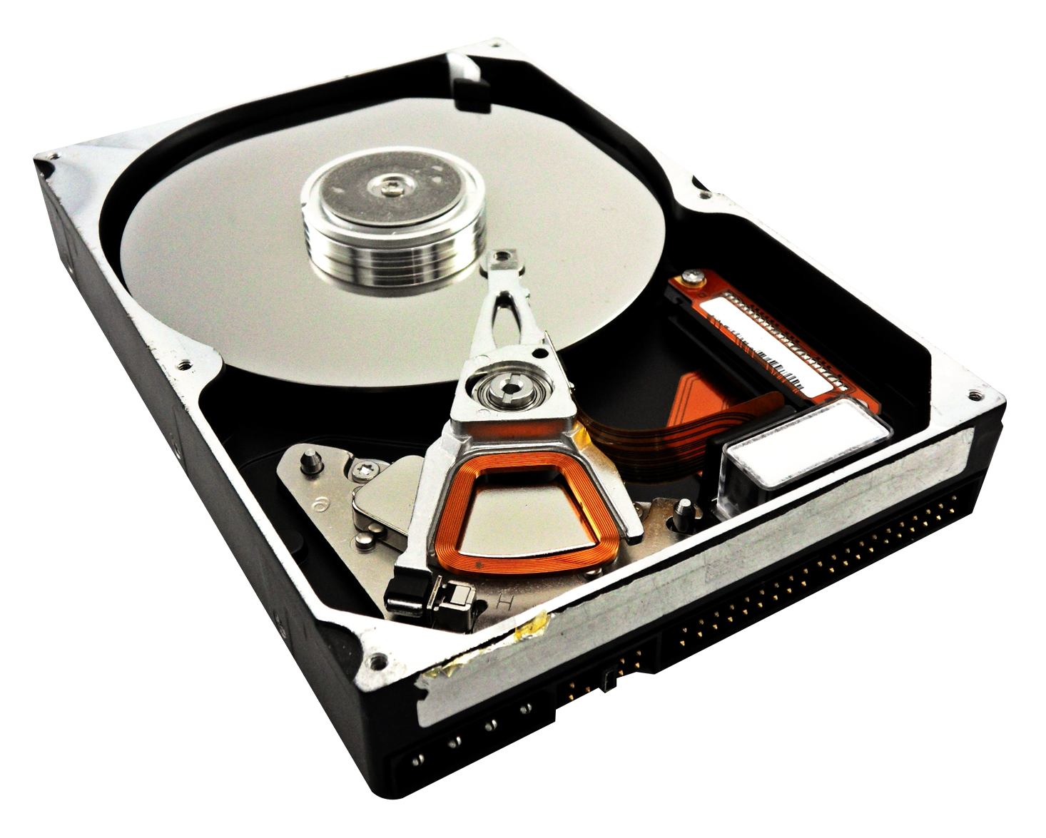 Internal Hard Drive Exposed PNG