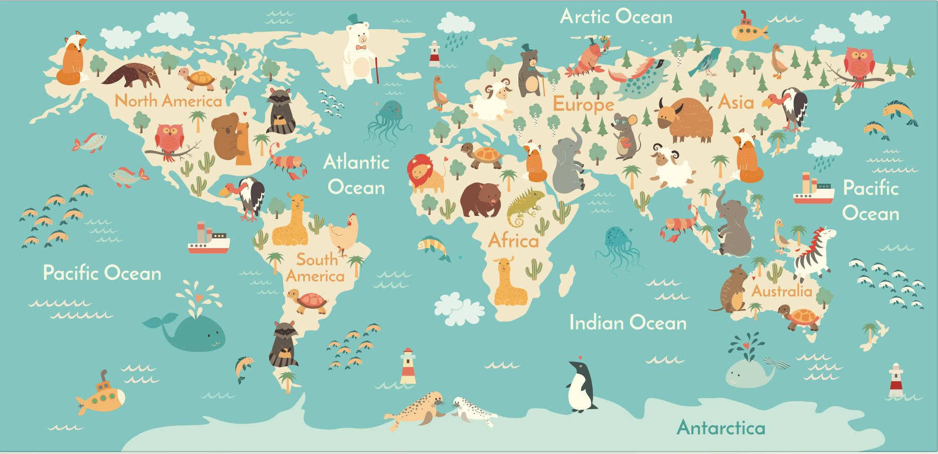 International Animals Wallpaper