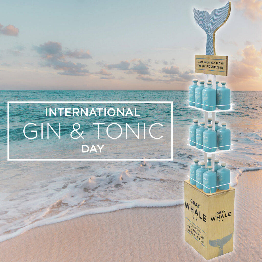 Caption: Celebrating International Gray Whale Gin and Tonic Day with a perfectly mixed drink. Wallpaper