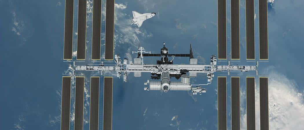 International Space Station - The Ultimate Scientific Laboratory in Space Wallpaper