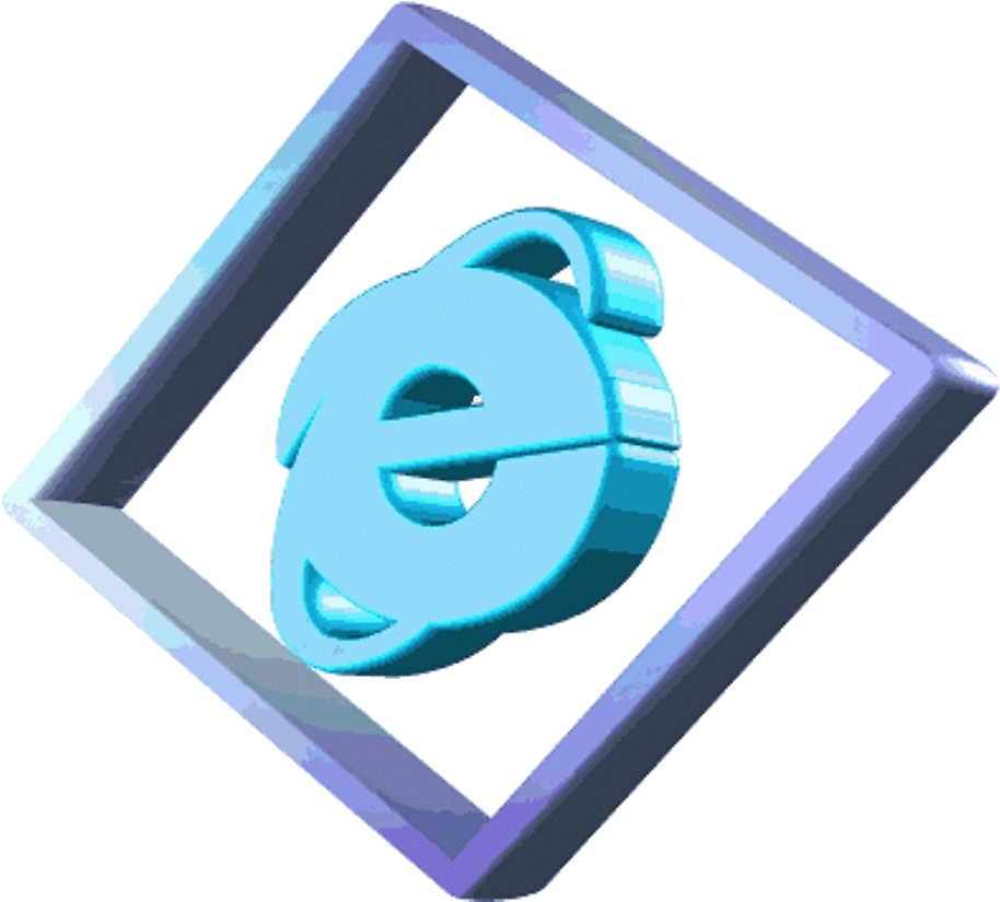 Internet Explorer Logo3 D PNG