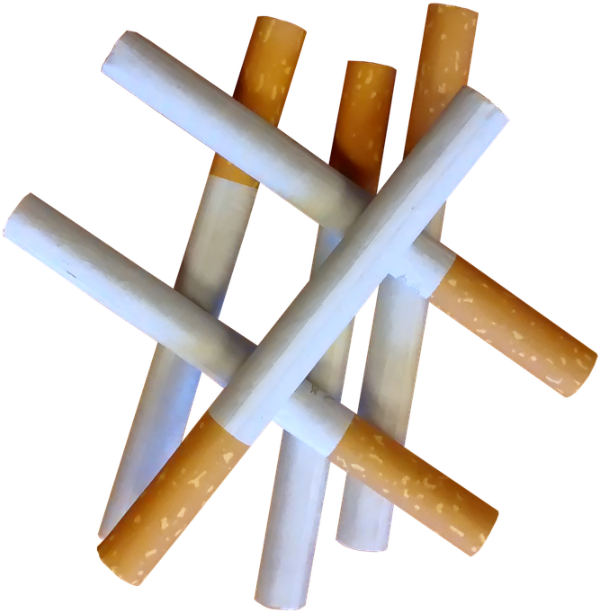 Intersecting_ Cigarettes_ Arrangement PNG