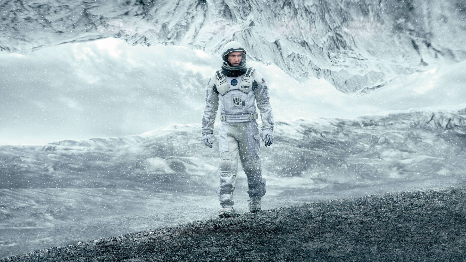 Interstellar Astronaut Cooper On Ice
