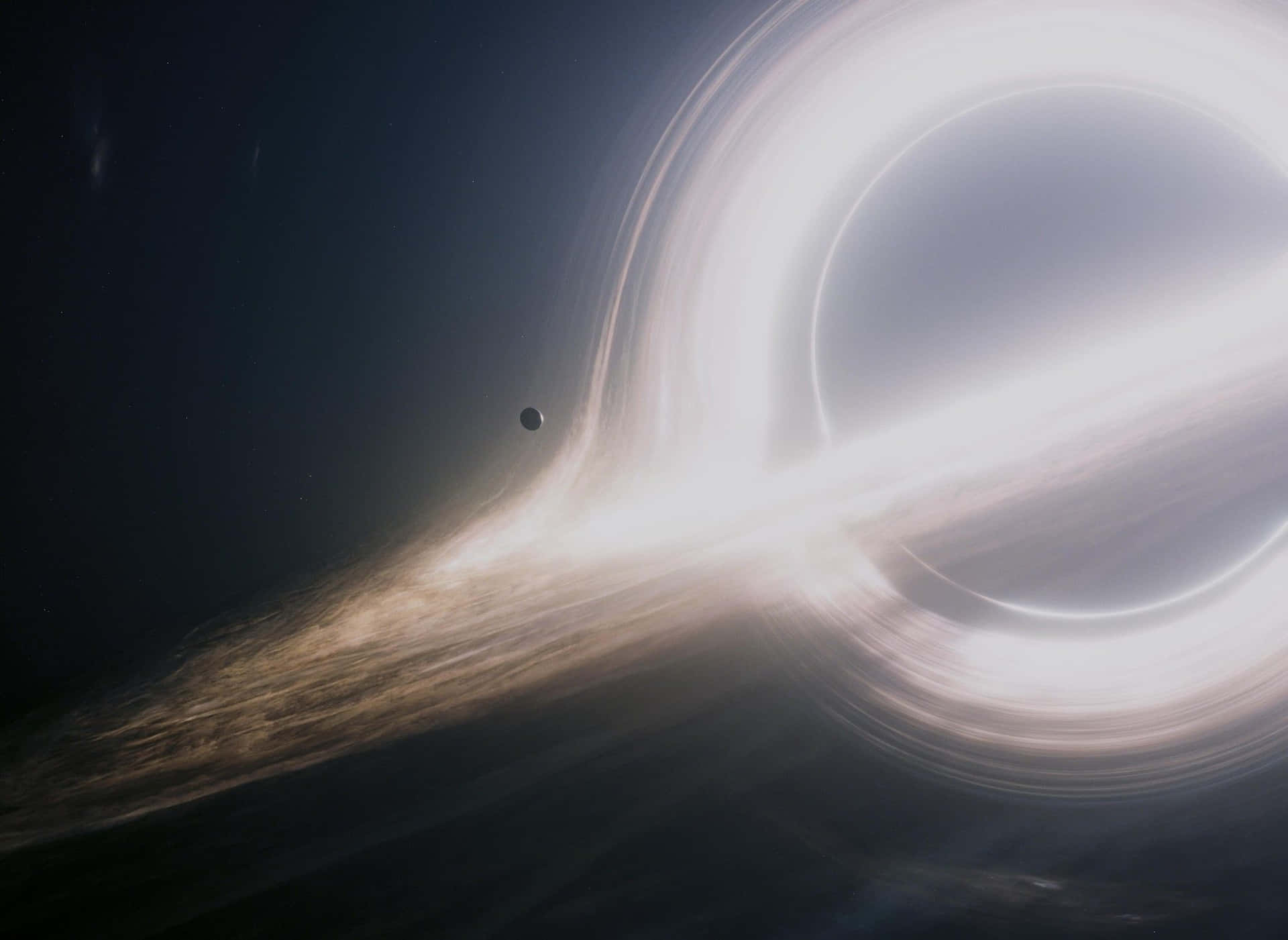 The Unfathomable Infinity of an Interstellar Black Hole Wallpaper