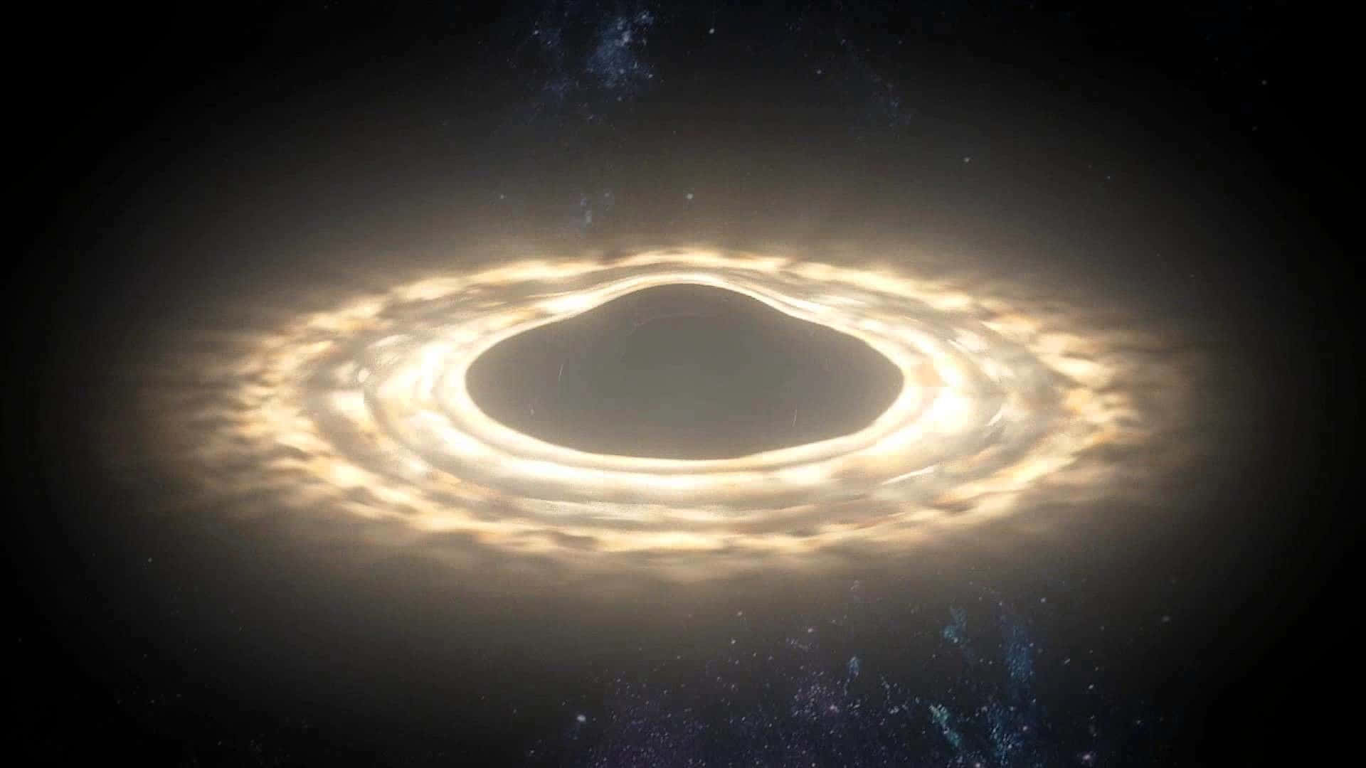 Diegeheimnisse Des Interstellaren Schwarzen Lochs Erkunden. Wallpaper
