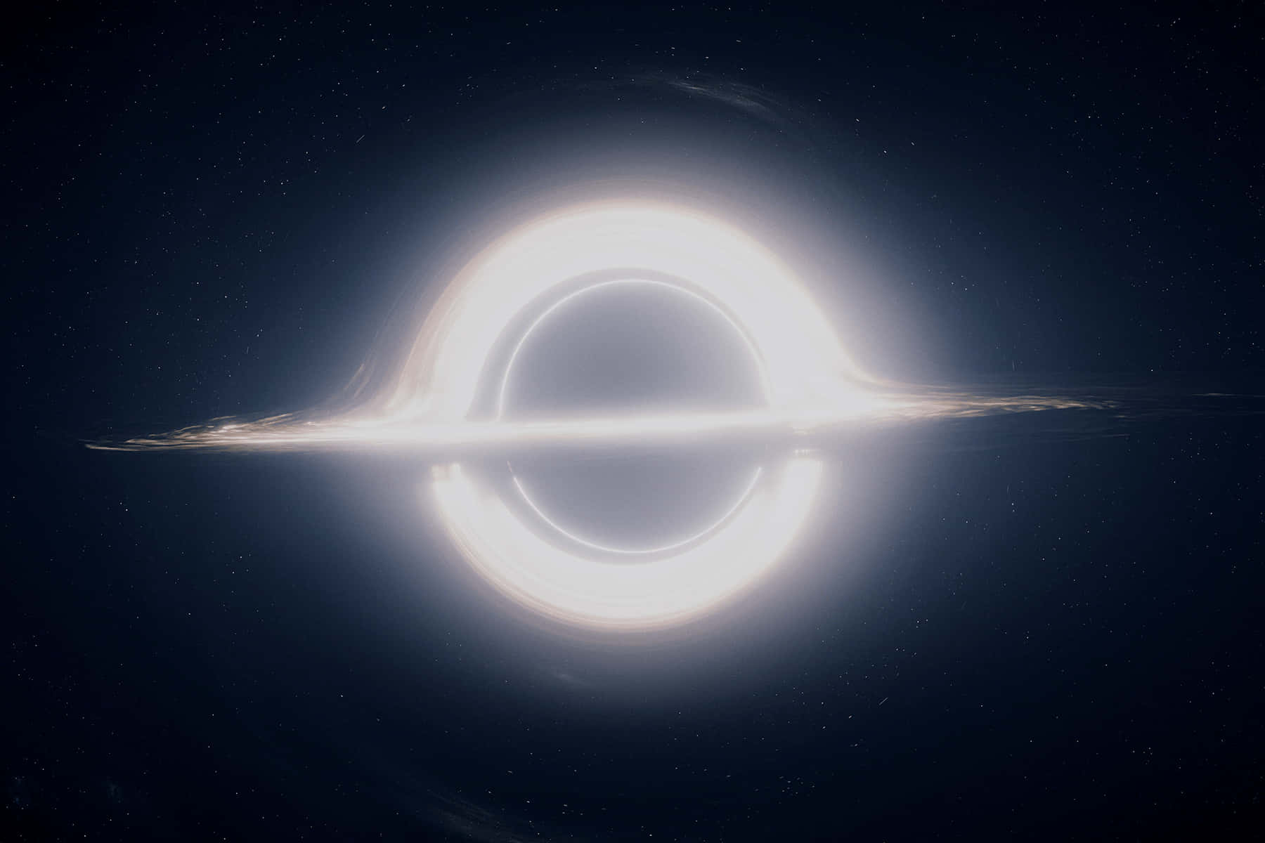 Destination Unreachable: The Interstellar Black Hole Wallpaper