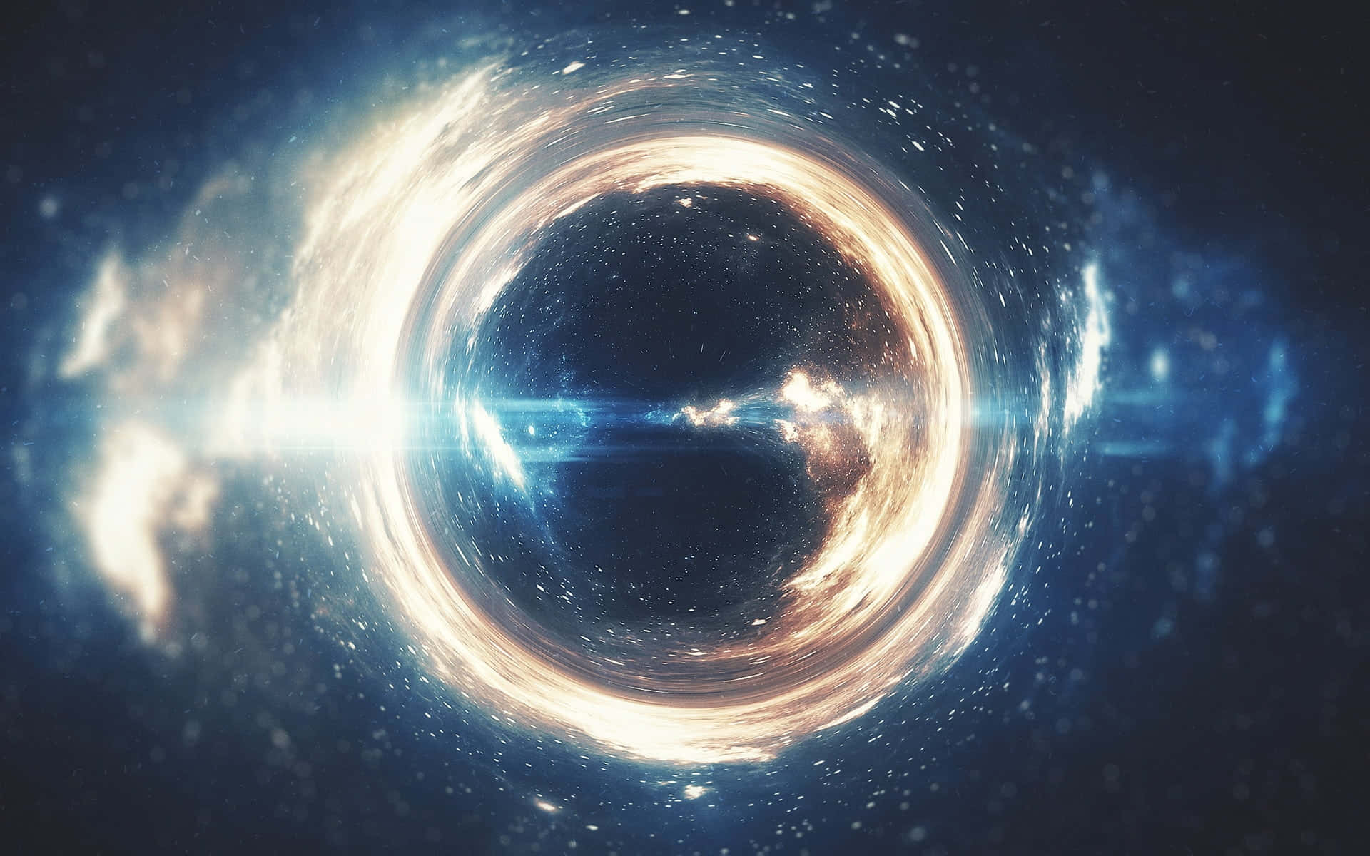 A View of a Super-Massive Black Hole Wallpaper