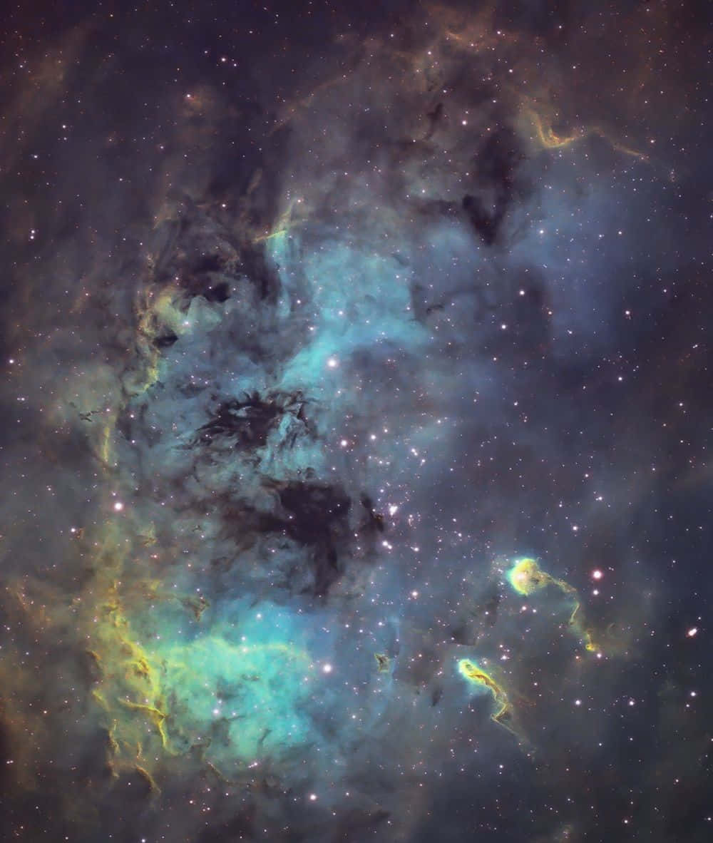 Stunning Interstellar Cloud in Deep Space Wallpaper