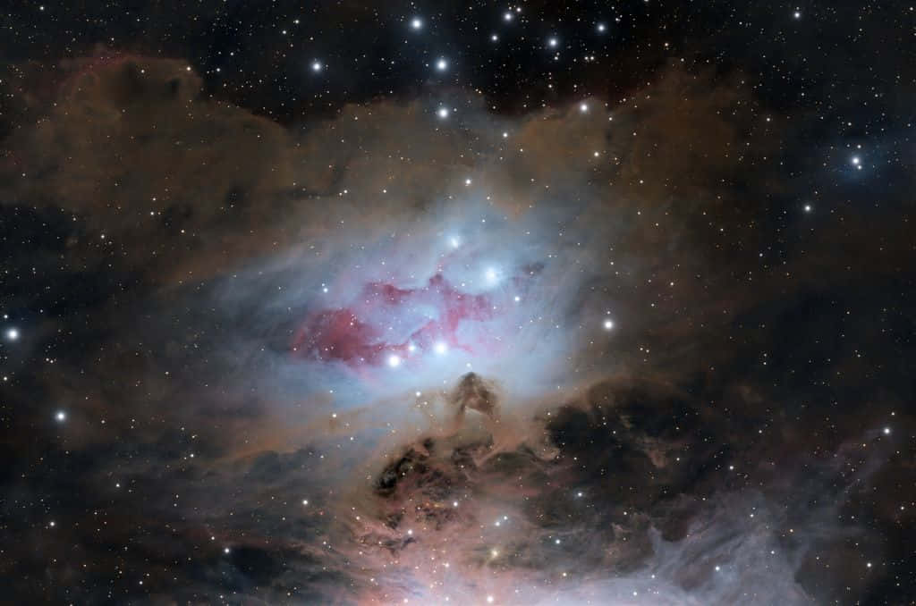 A mesmerizing interstellar cloud in deep space Wallpaper