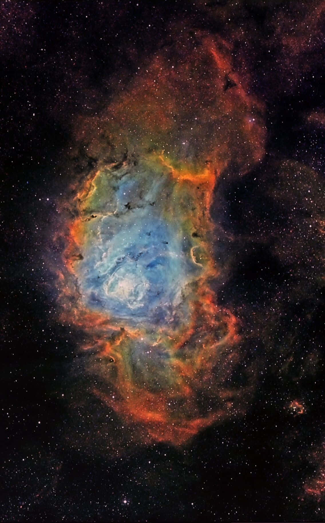 Majestic Interstellar Cloud in Deep Space Wallpaper