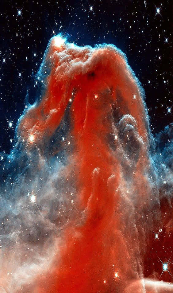 Stunning Interstellar Cloud in Outer Space Wallpaper