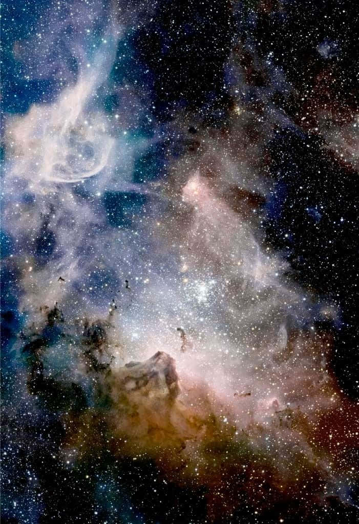Spectacular Interstellar Cloud in Deep Space Wallpaper