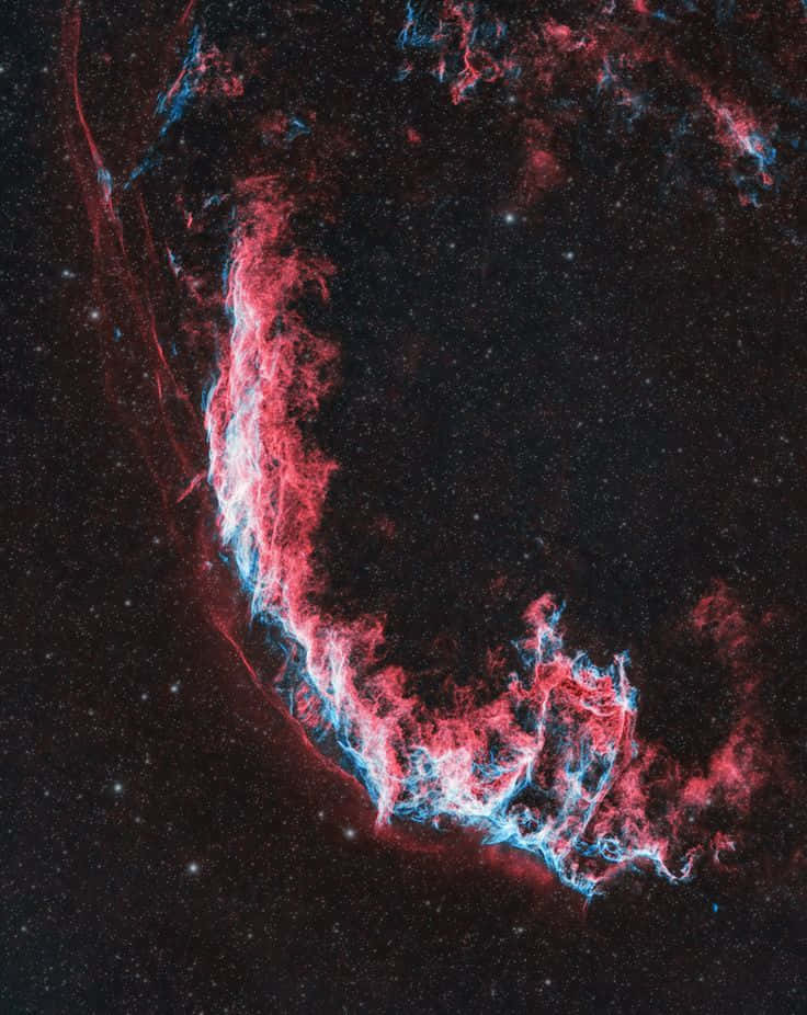 Caption: Stunning Interstellar Cloud in Deep Space Wallpaper
