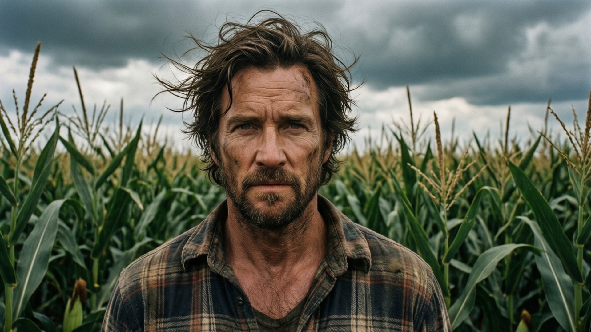 Matthew McConaughey som bonde i et maisåker