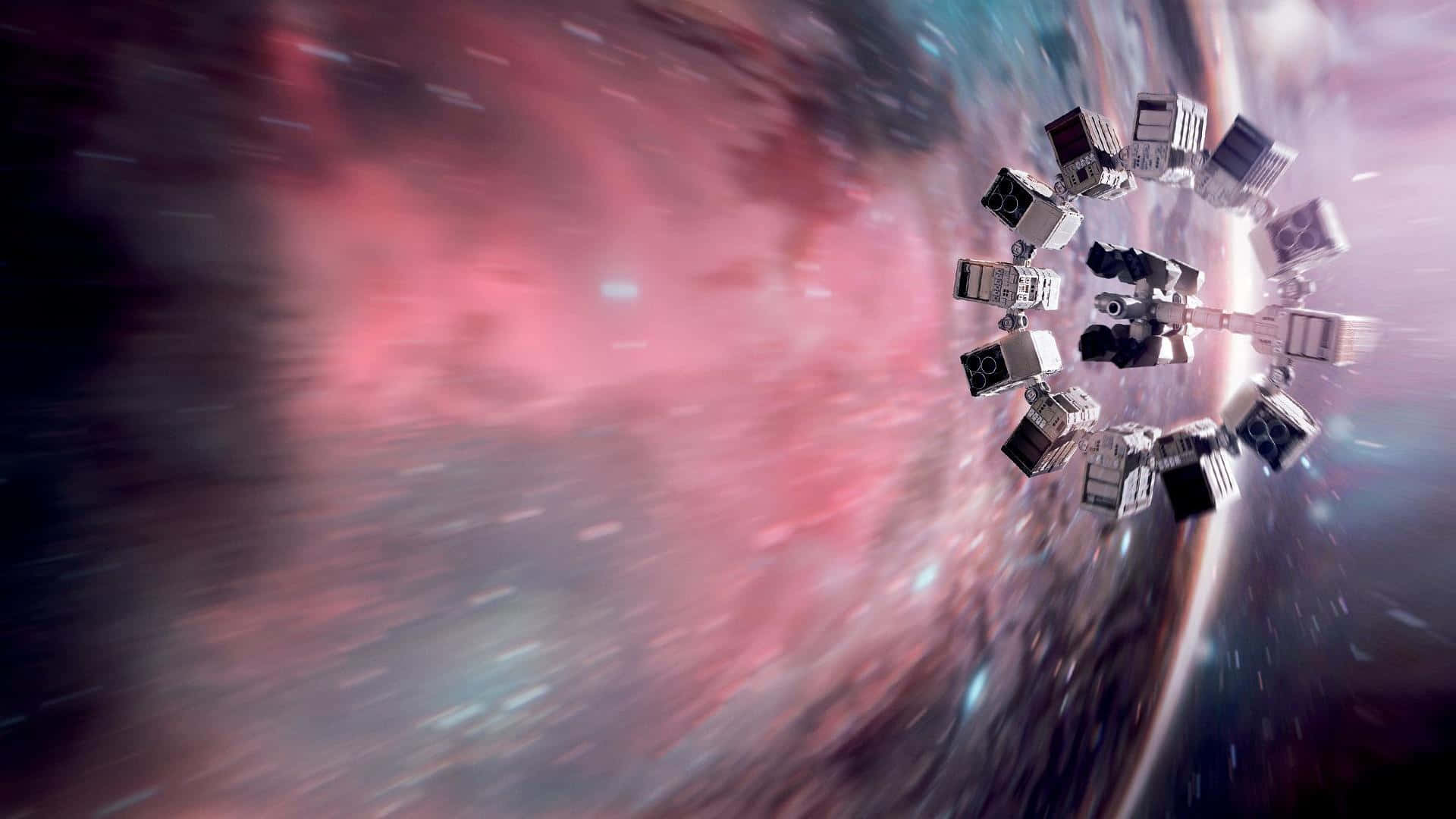 Interstellar Travel Through Wormhole Wallpaper