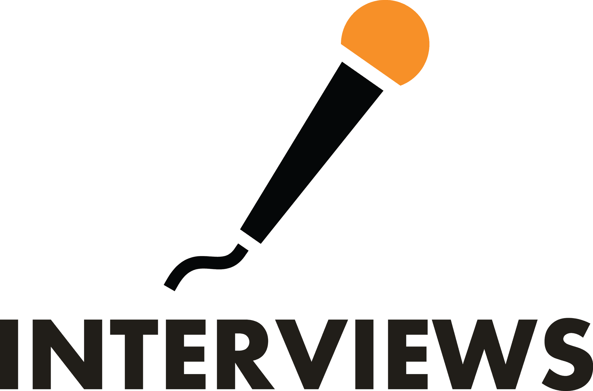 Interview Microphone Logo PNG