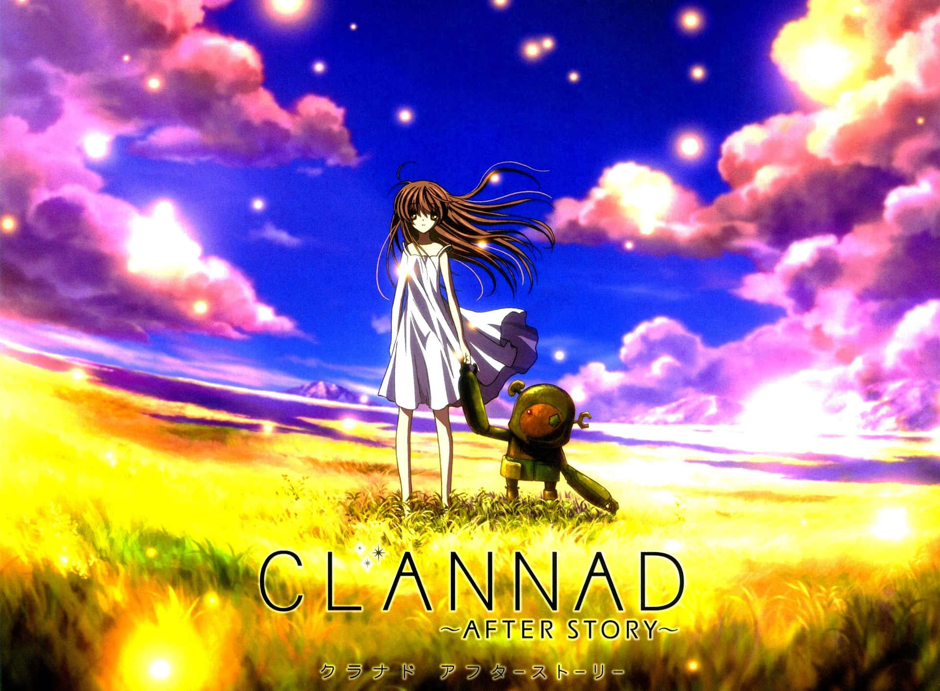Intimate Childhood Friends From Clannad After Story Wallpaper
