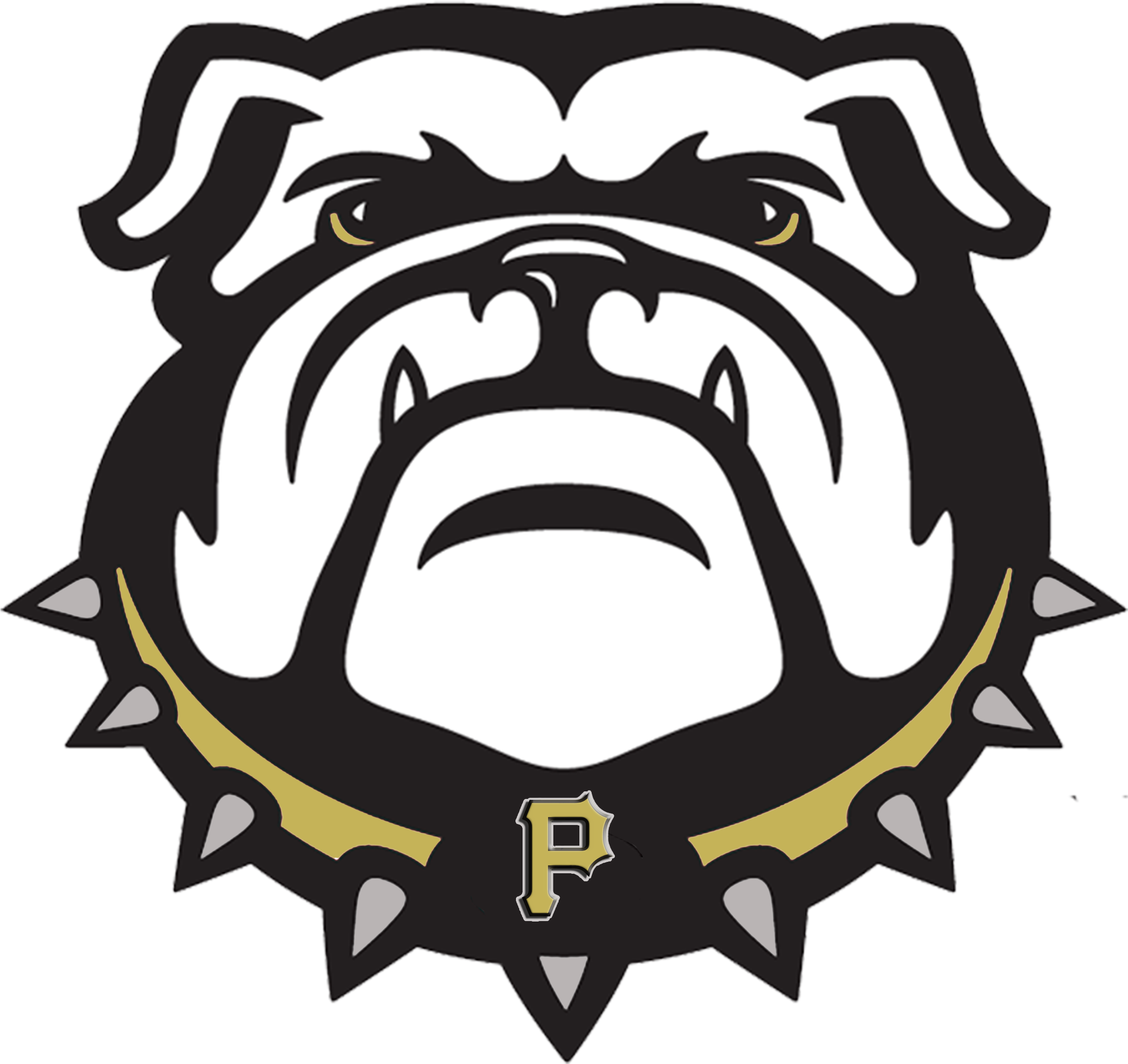 Intimidating Bulldog Mascot Logo PNG