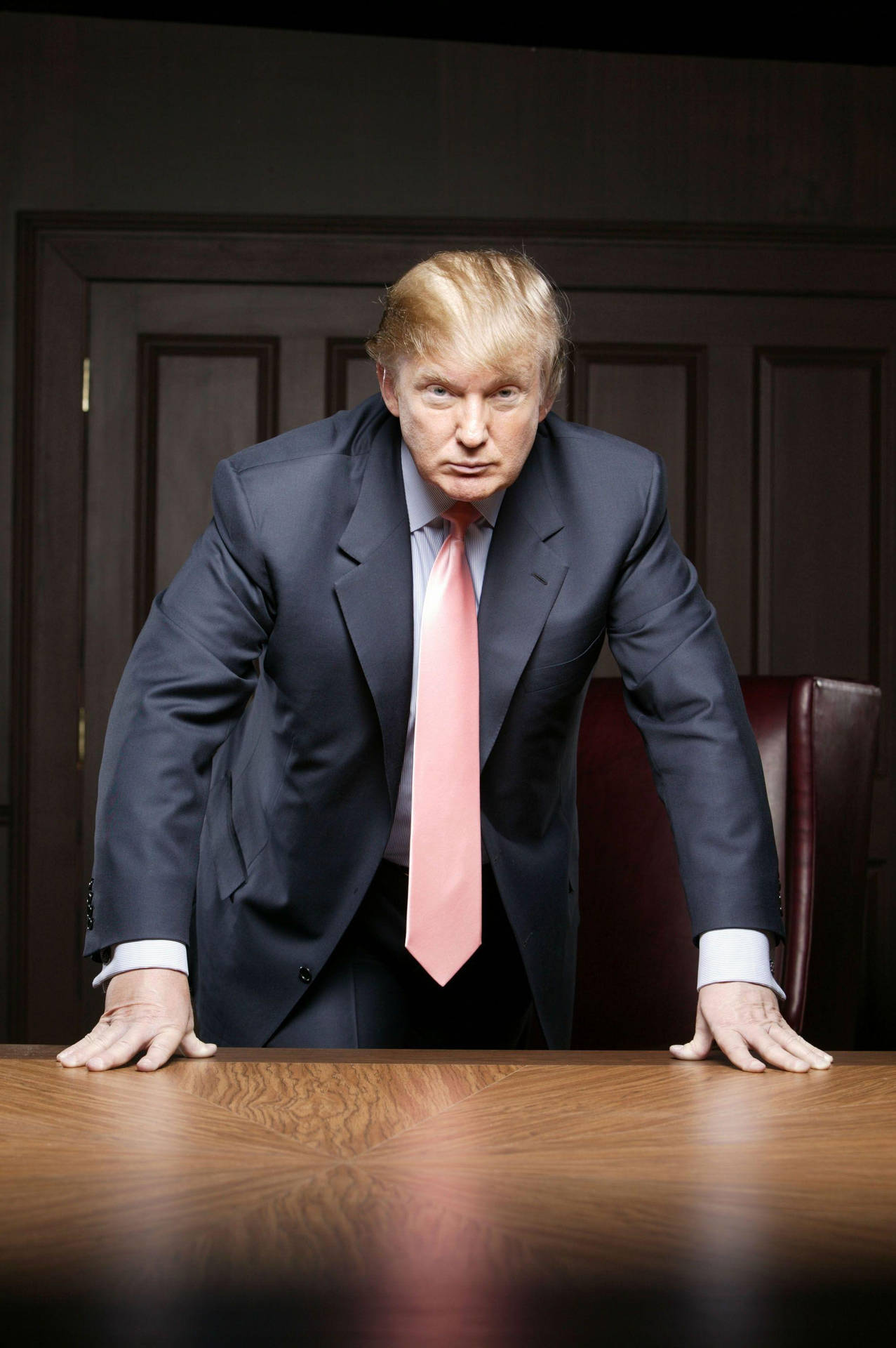 Truende Donald Trump stil med græsselige dyr. Wallpaper