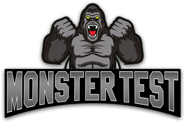 Intimidating Gorilla Monster Test Logo PNG