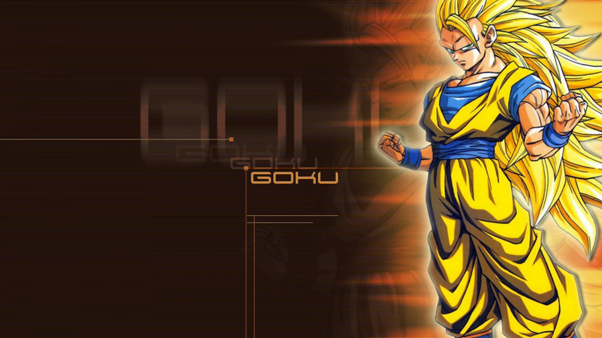Skræmmende Super Saiyan Goku Wallpaper