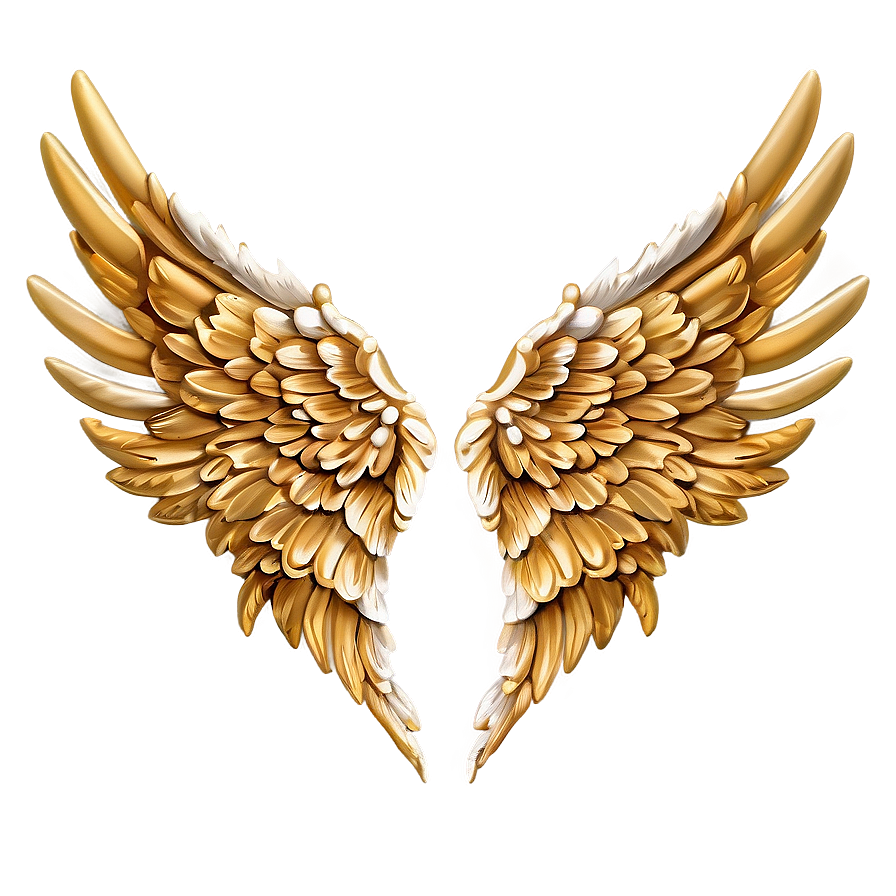 Download Intricate Angel Wings Design Png 72 | Wallpapers.com