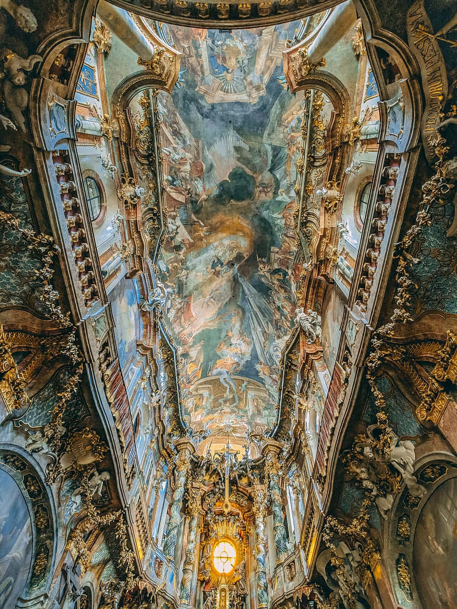Intricate Ceiling Design [wallpaper] Wallpaper