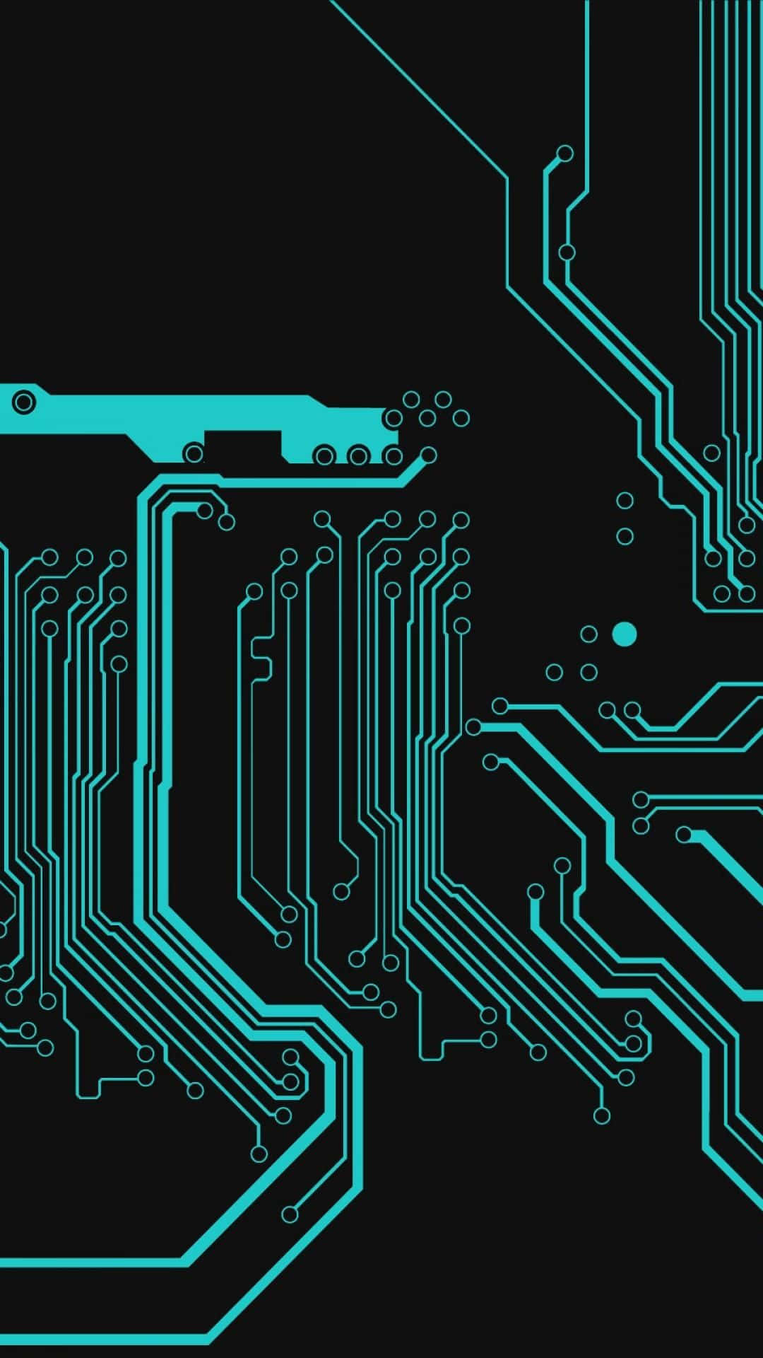 Intricate Circuit Board With Apple Logo Wallpaper