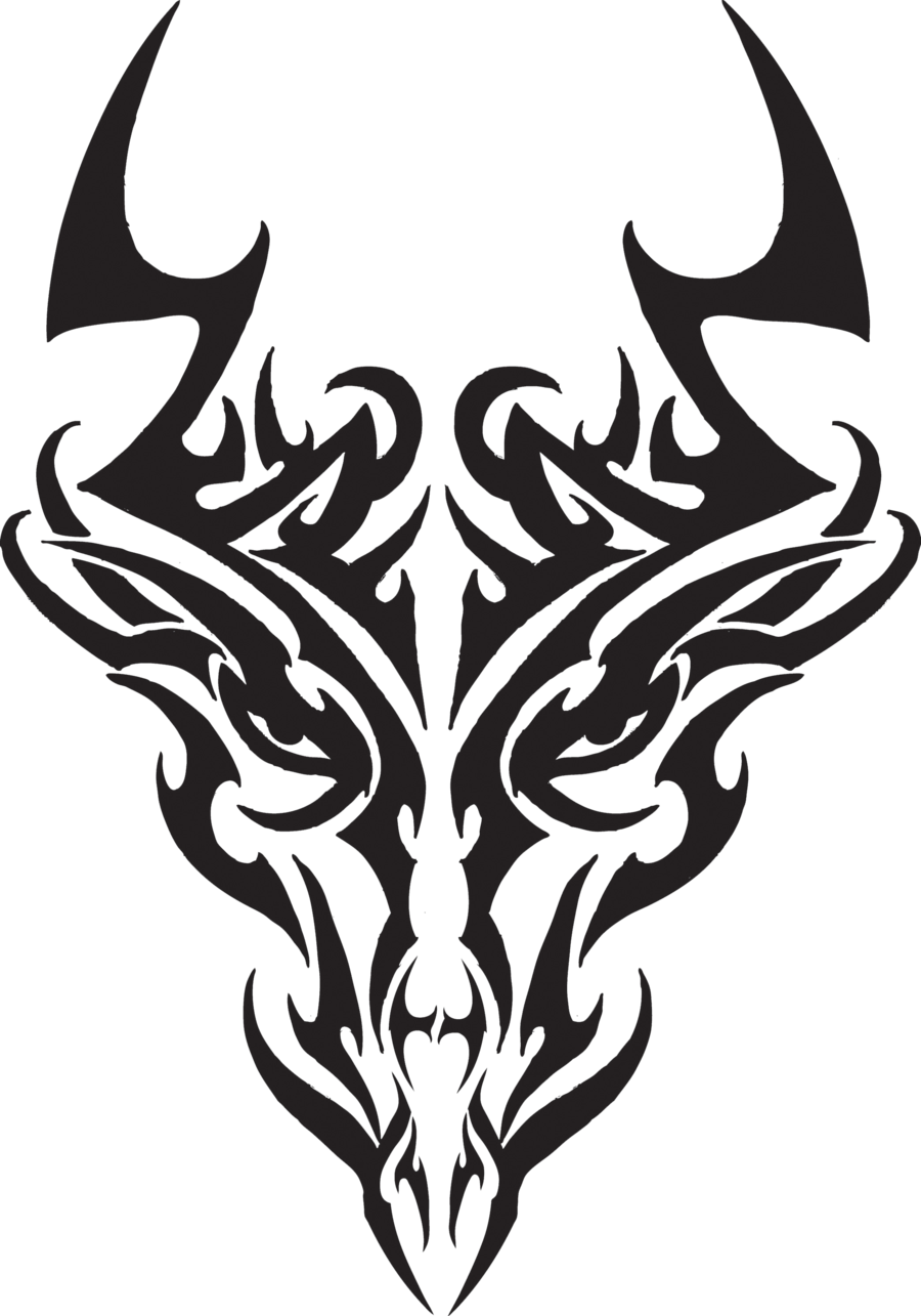 Intricate Dragon Tattoo Design PNG