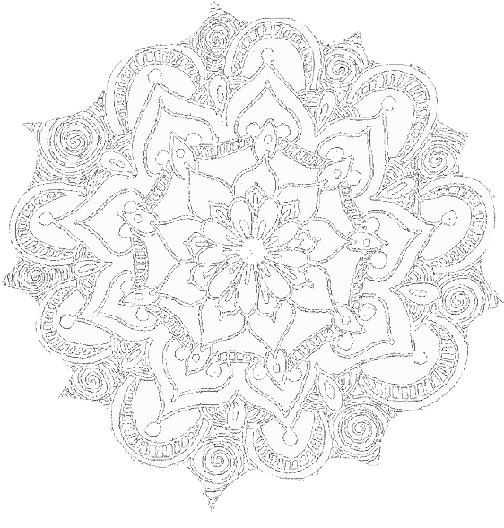 Intricate Floral Mandala Design.png PNG