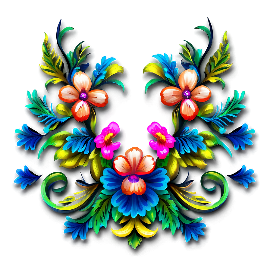 Intricate Floral Pattern Png 06202024 PNG