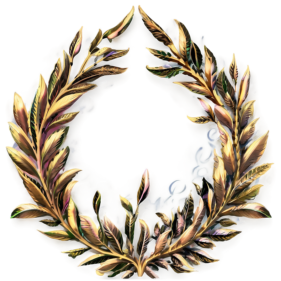 Intricate Laurel Design Png 06262024 PNG